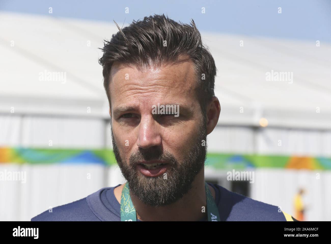 Rio de Janeiro, Brazil 20160813. Summer Olympics in Rio 2016 . Coach of