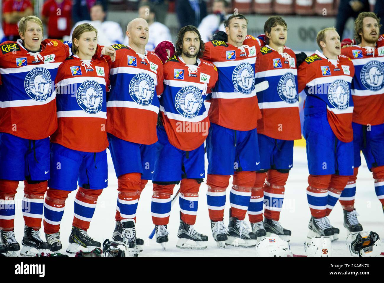 Oslo 20160904. Olympic qualifying hockey NorwayFrance (21). Mats