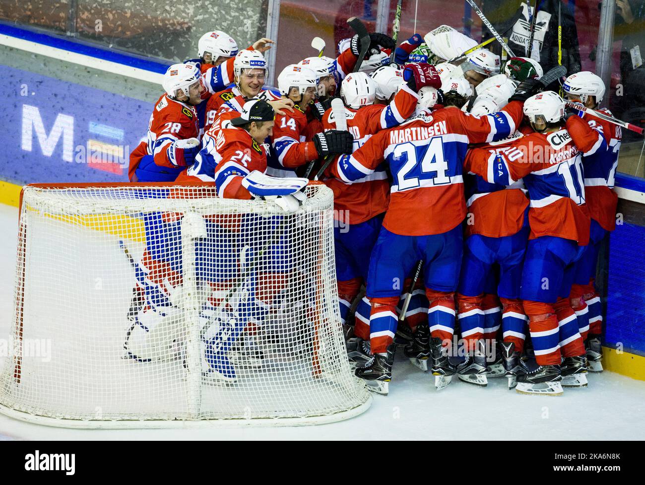 Oslo 20160904. Olympic qualifying hockey NorwayFrance (21). The