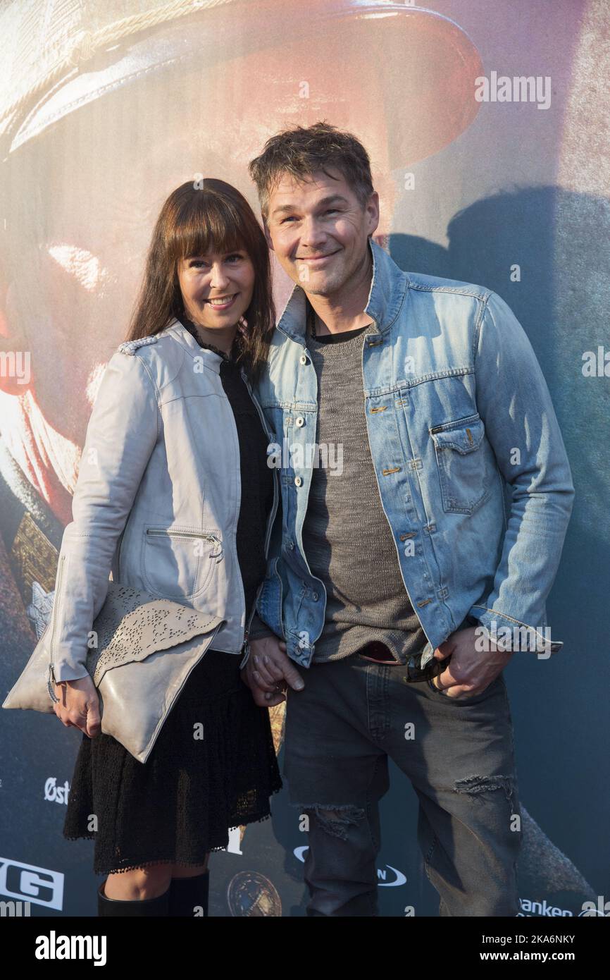 OSLO, Norway 20160923. Morten Harket And Inez Andersen On The.