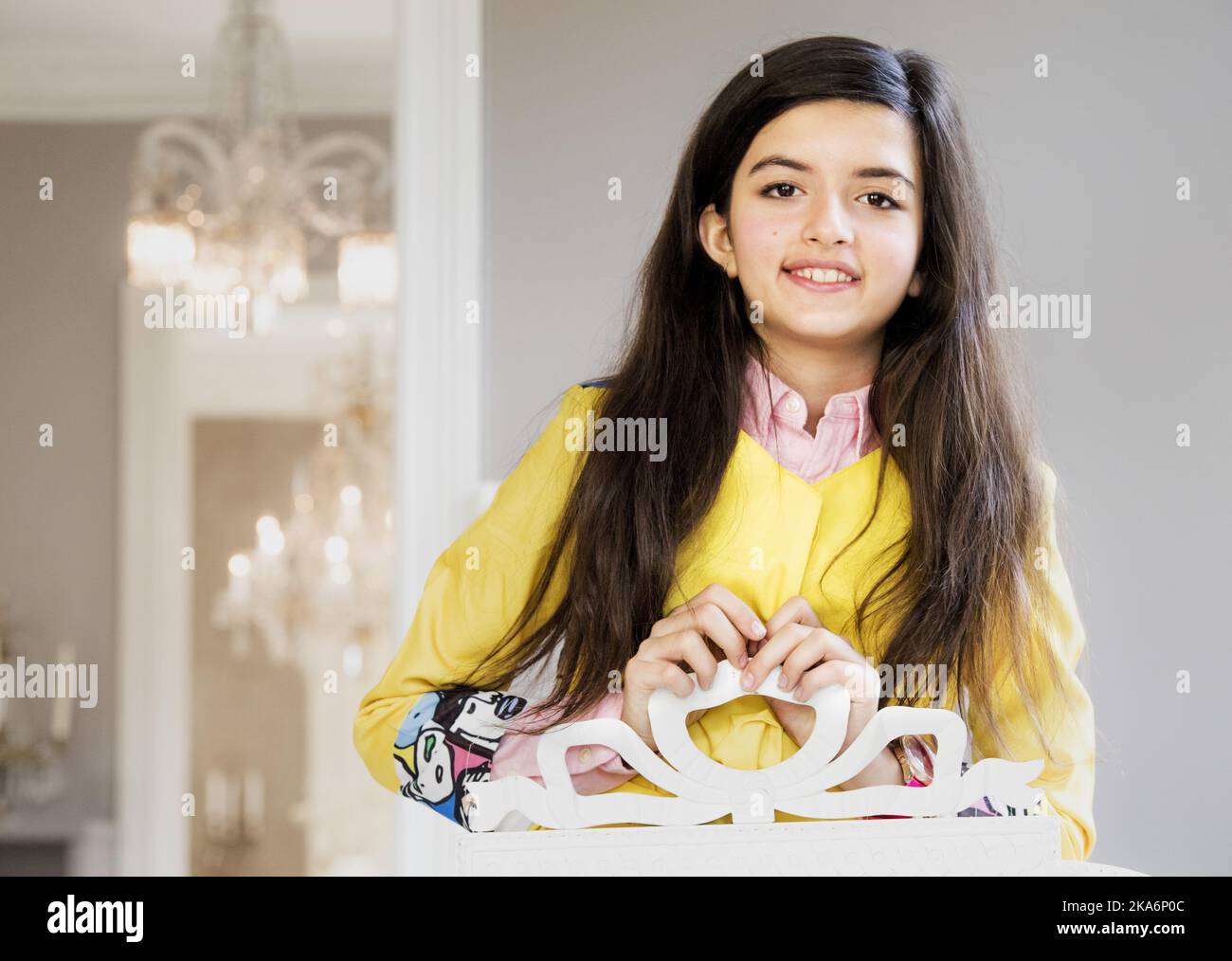 Oslo, Norway 20160926. Singing sensation Angelina Jordan (10). Photo: HELGE  MIKALSEN, VG / NTB scanpix Stock Photo - Alamy