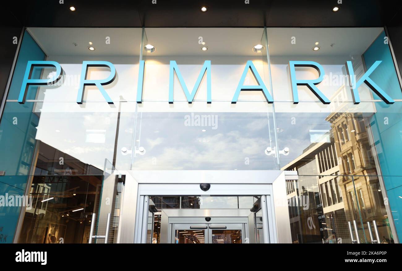 The Primark store in the historic five-storey Bank Buildings in Belfast ...