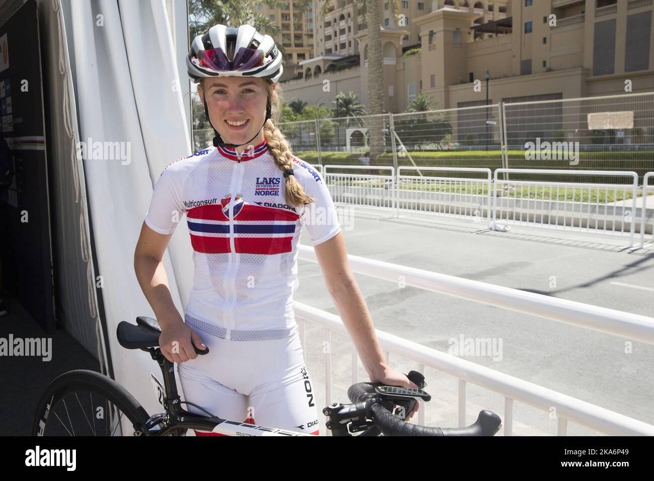 Norwegian cycling jersey top