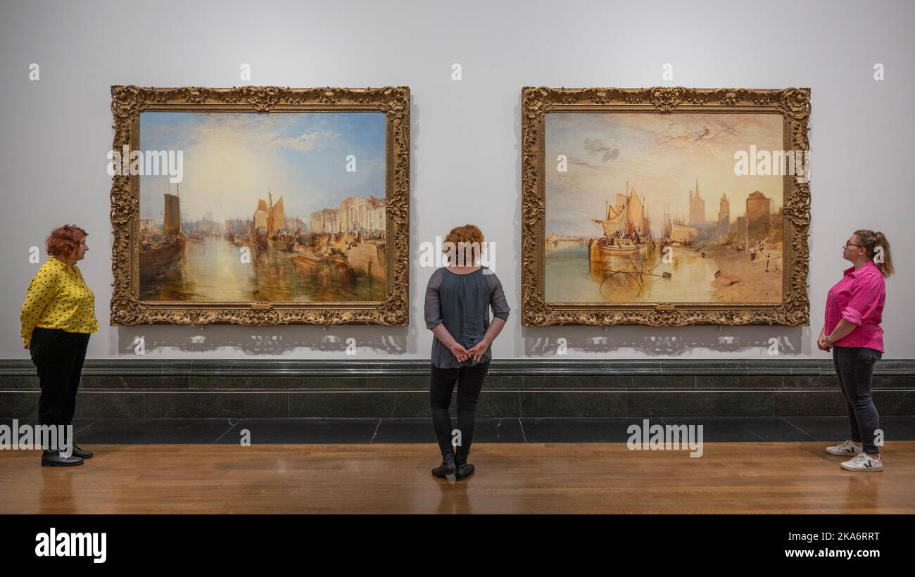 National Gallery, London, UK. 1 November 2022. Two groundbreaking