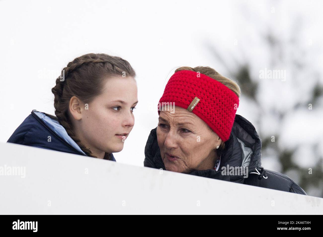 Oslo, Norway 20170312. Princess Ingrid Alexandra and Queen Sonja ...