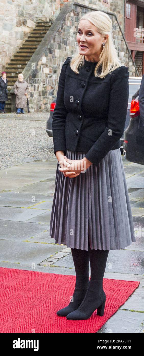 Trondheim, Norway 20171031. Crown Princess MetteMarit opens the