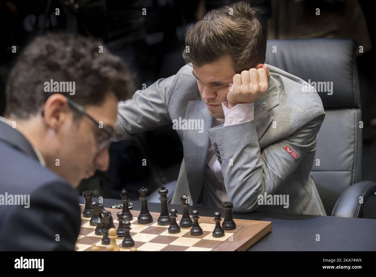 Shakhriyar Mamedyarov E Fabiano Caruana No Torneio De Xadrez Superbet Rapid  & Blitz Foto Editorial - Imagem de bucareste, romênia: 166653751