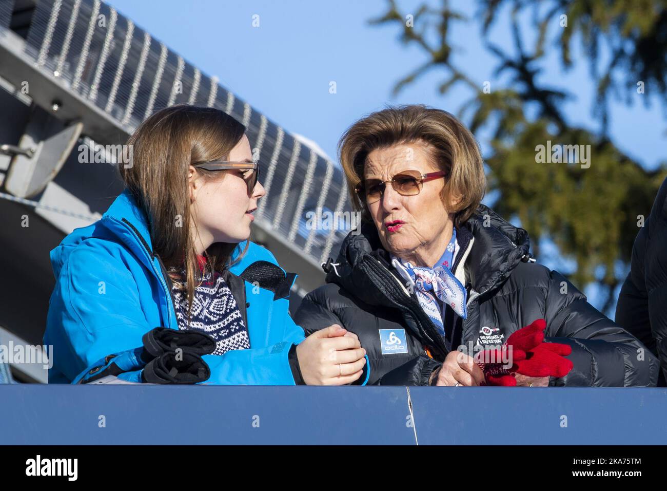 Oslo, Norway 20190310. Holmenkollen Ski Festival 2019. Princess Ingrid ...
