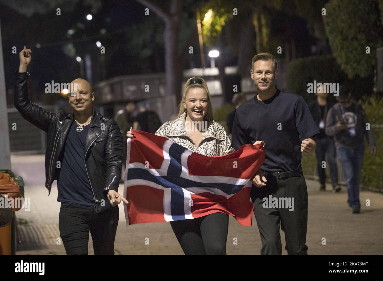 KEiiNO, Alexandra Rotan, Tom Hugo Hermansen during the Eurovision in  Concert meeting prior to the Eurovision Song Contest 2019 in Israel (Photo  by DPPA/Sipa USA Stock Photo - Alamy