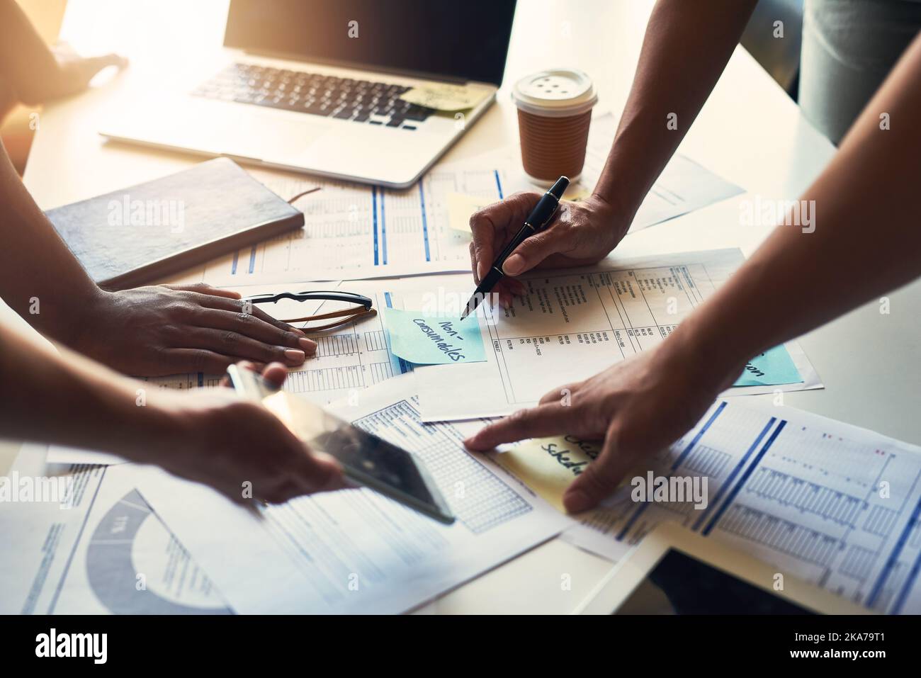 Going over paperwork high hi-res stock photography and images - Alamy