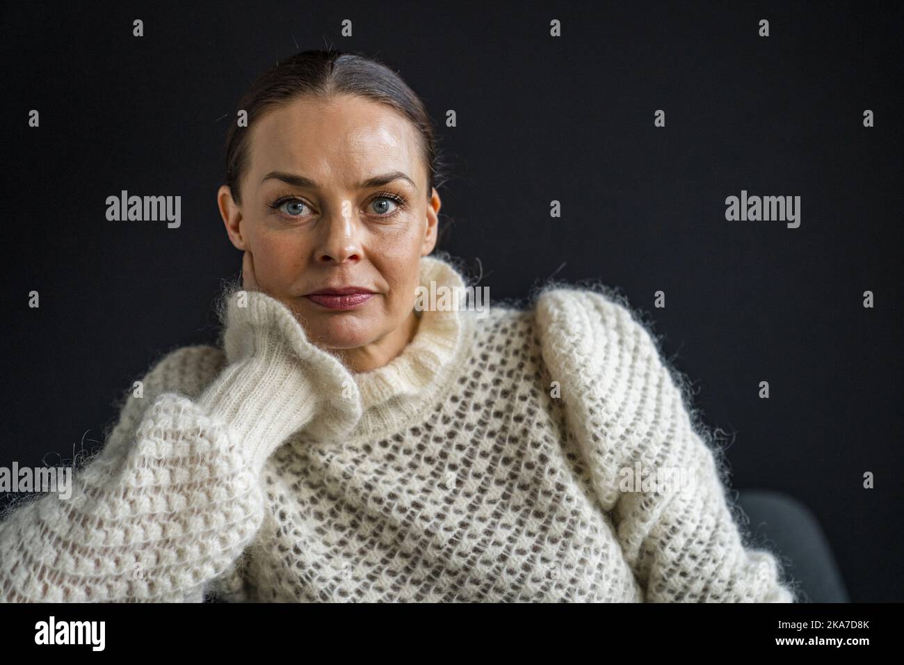 Oslo 20220215. Norwegian actor Agnes Kittelsen participates in the film