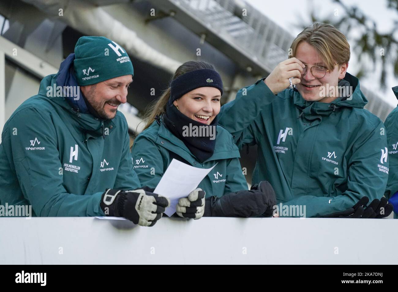 Oslo 20220306. Crown Prince Haakon, Princess Ingrid Alexandra, and ...