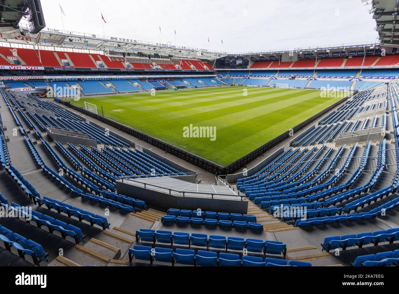 Oslo 20220501. Ullevaal Stadium before the cup final in football for men between Bodoe / Glimt and Molde. Photo: Svein Ove Ekornesvaag / NTB  Stock Photo