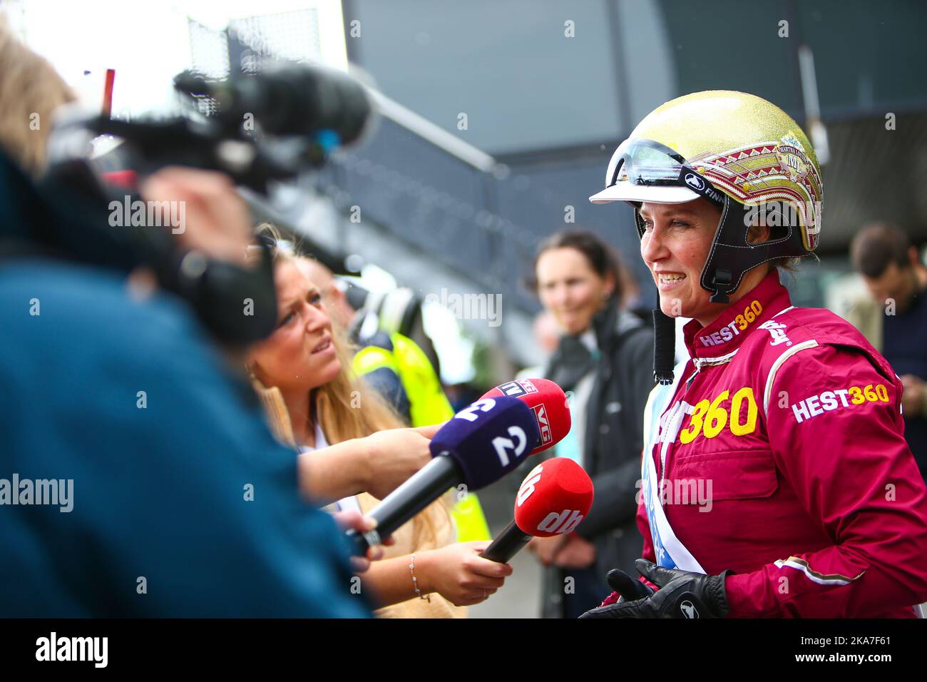 Oslo 20220612. Princess MÃ¤rtha Louise during the Oslo Grand Prix 2022 at Bjerke trotting track. Photo: Christoffer Andersen / NTB  Stock Photo