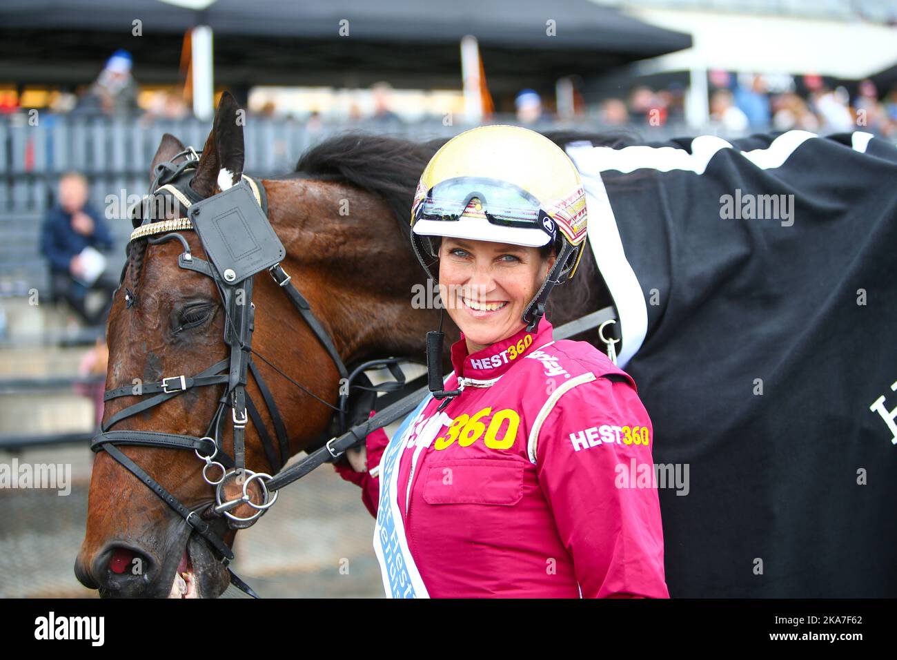 Oslo 20220612. Princess MÃ¤rtha Louise during the Oslo Grand Prix 2022 at Bjerke trotting track. Photo: Christoffer Andersen / NTB  Stock Photo
