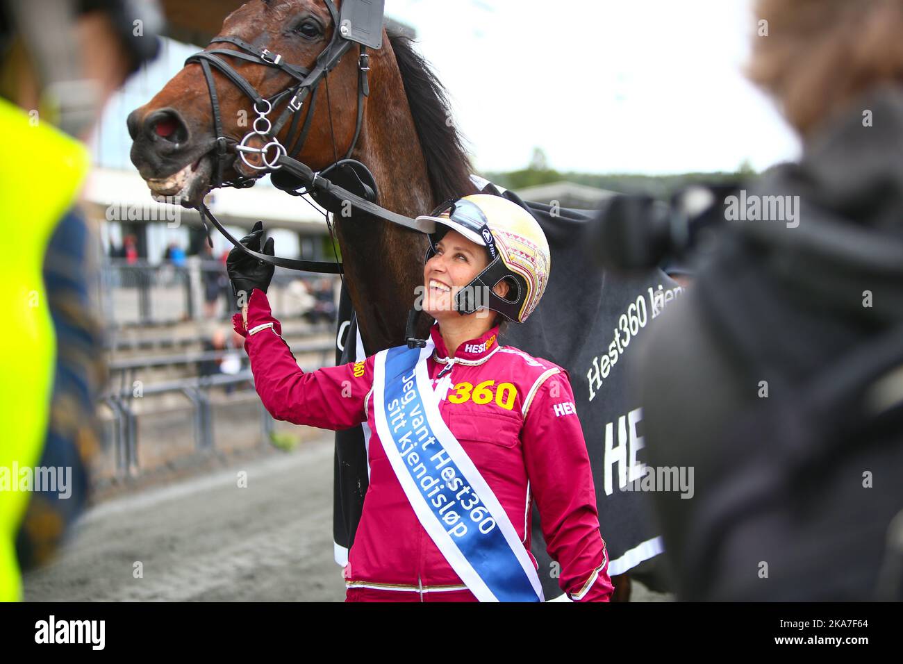 Oslo 20220612. Princess MÃ¤rtha Louise during the Oslo Grand Prix 2022 at Bjerke trotting track. Photo: Christoffer Andersen / NTB  Stock Photo