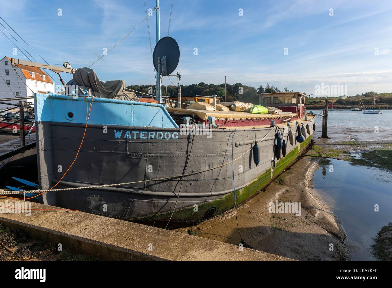 Humber barge 'Waterdog' originally 'Flyboat81' built 1876, Woodbridge, Suffolk, England, UK Stock Photo