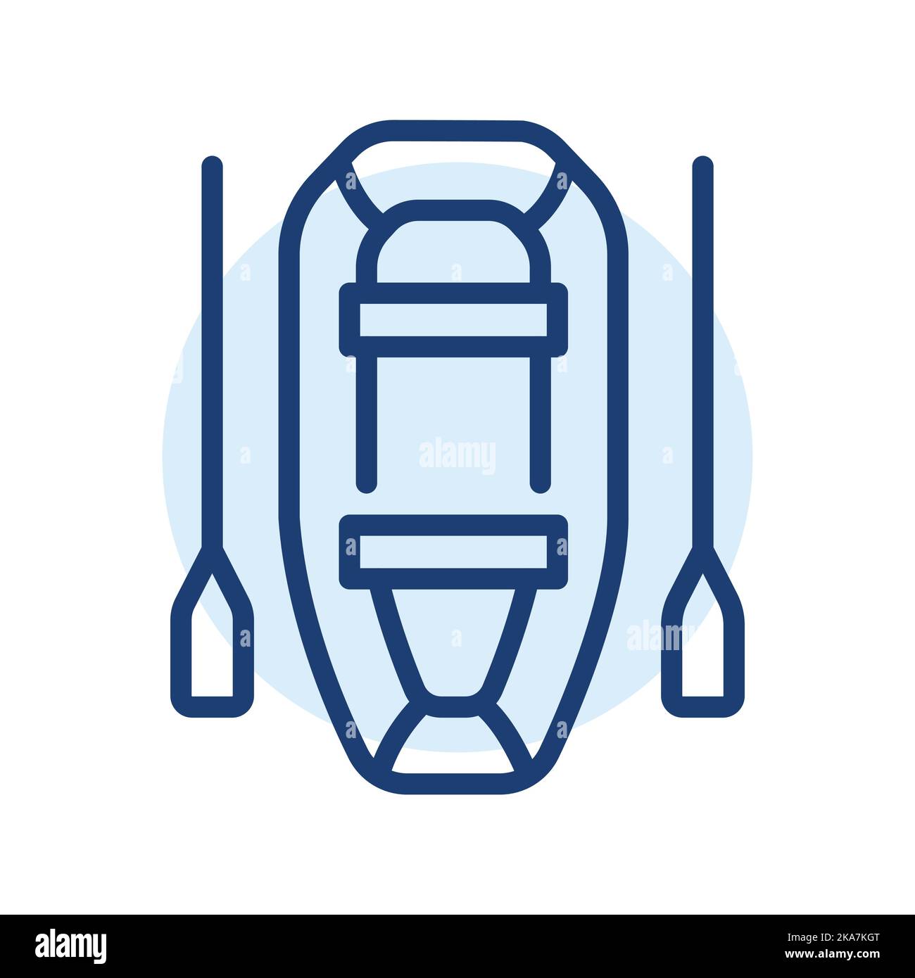 Inflatable Boat black line icon. Water activity Stock Vector Image ...