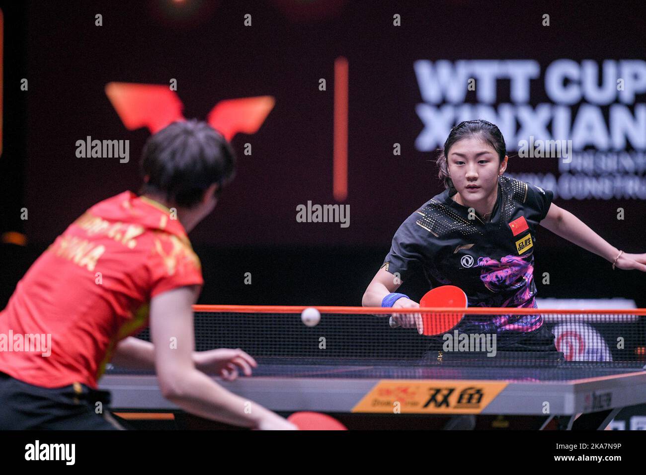 Chinese table tennis player Chen Meng defeated Chinese table tennis
