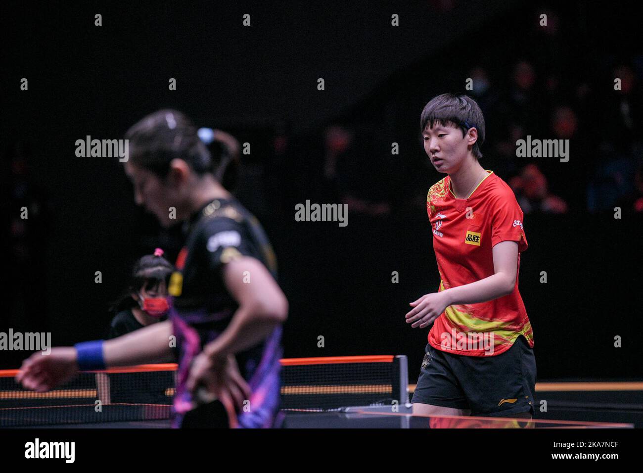 Chinese table tennis player Chen Meng defeated Chinese table tennis