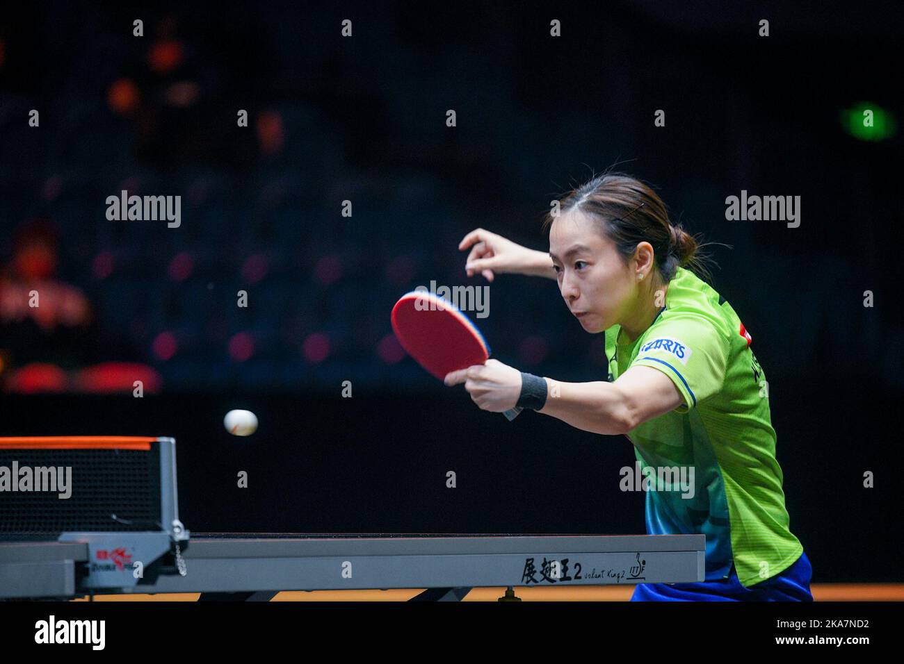 Chinese table tennis player Sun Yingsha defeated Japanese table tennis  player Kasumi Ishikawa 3-0 in the women's singles 1/4 finals of 2022 World  TeamTennis (WTT) World Cup Final, Xinxiang City, central China's