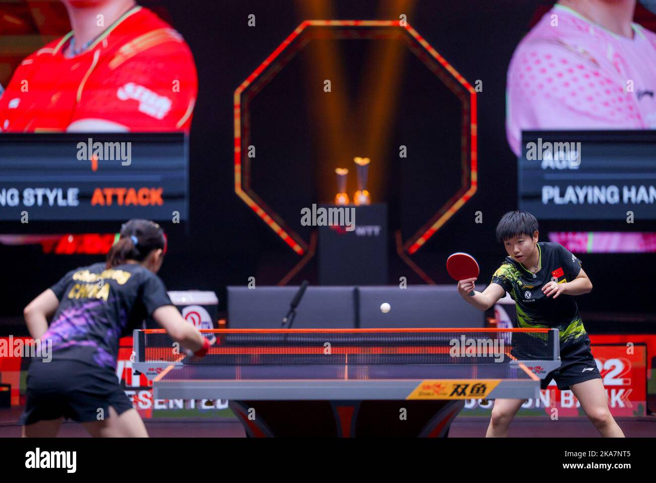Chinese table tennis player Sun Yingsha defeated Chinese table tennis