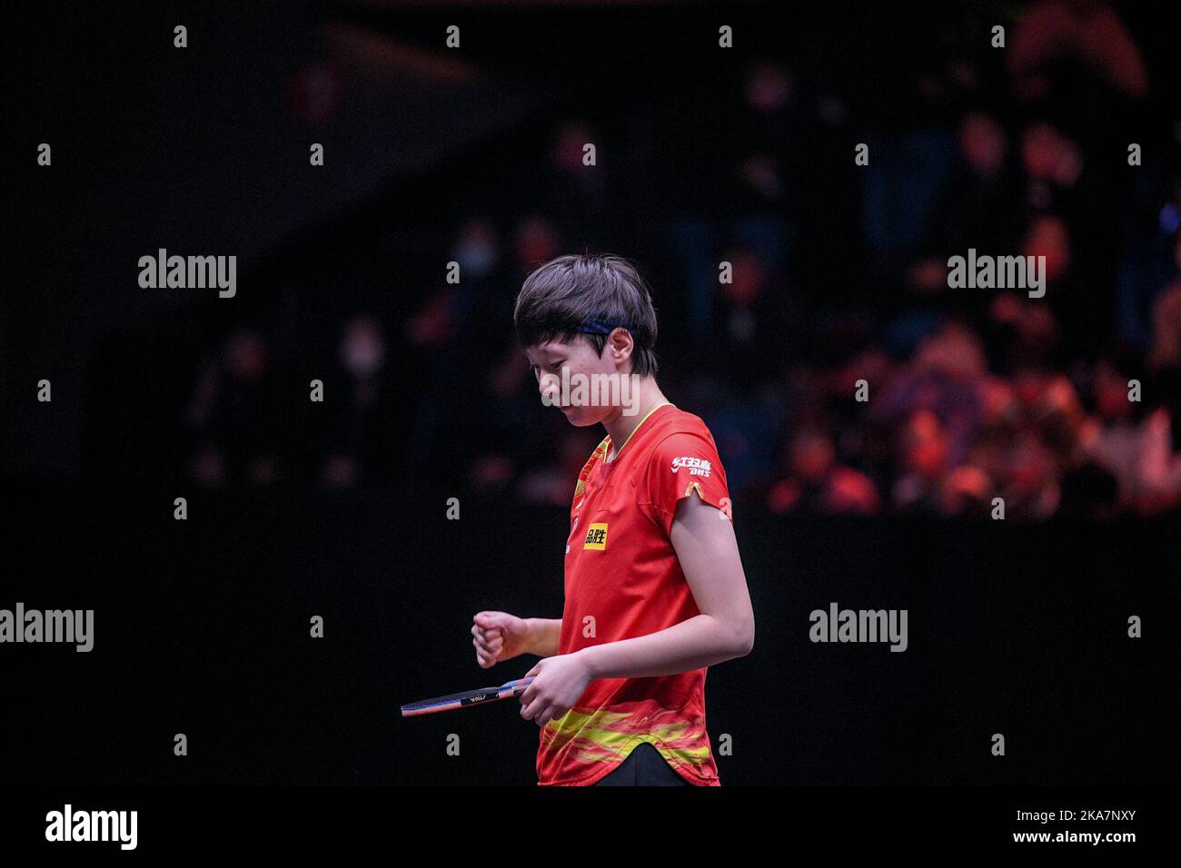 Chinese table tennis player Chen Meng defeated Chinese table tennis