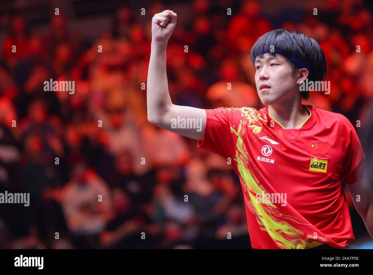 Chinese table tennis player Wang Chuqin defeated Japanese table tennis
