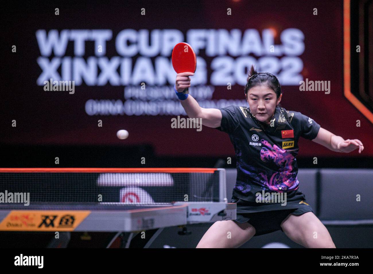 Chinese table tennis player Chen Meng defeated Chinese table tennis