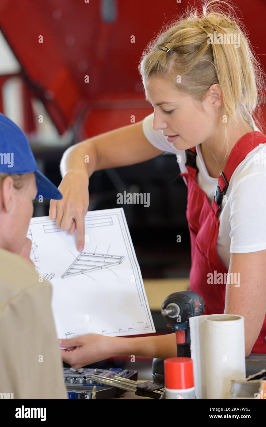 engineering drawing work plan concept Stock Photo - Alamy