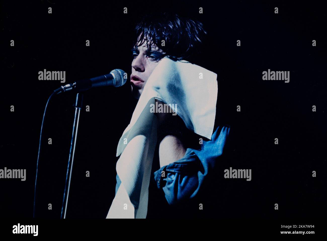 Mick Jagger of the Rolling Stones live on stage Stock Photo Alamy