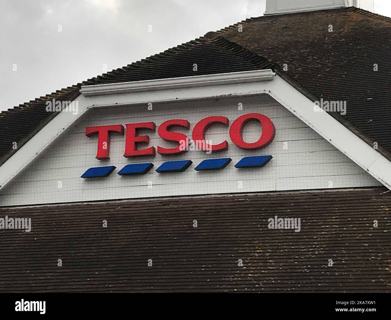 Tesco supermarket expensive fuel hires stock photography and images