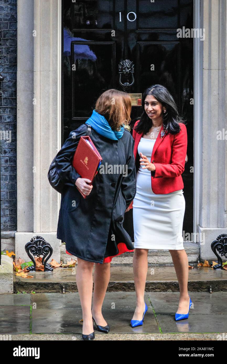 London, UK. 01st Nov, 2022. Suella Braverman QC MP, Secretary of State