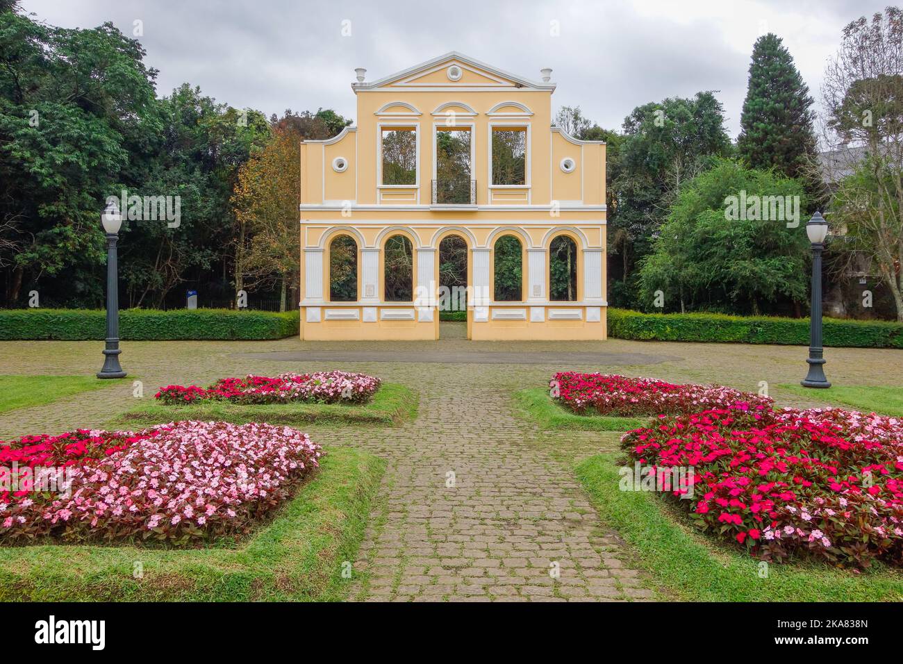 Bosque Alemao, or German Forest Park, in Curitiba, Brazil. gateway