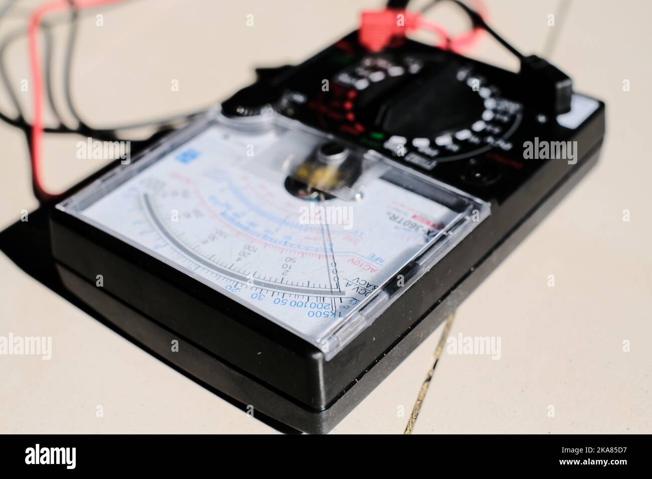 Electric current measuring instrument hires stock photography and