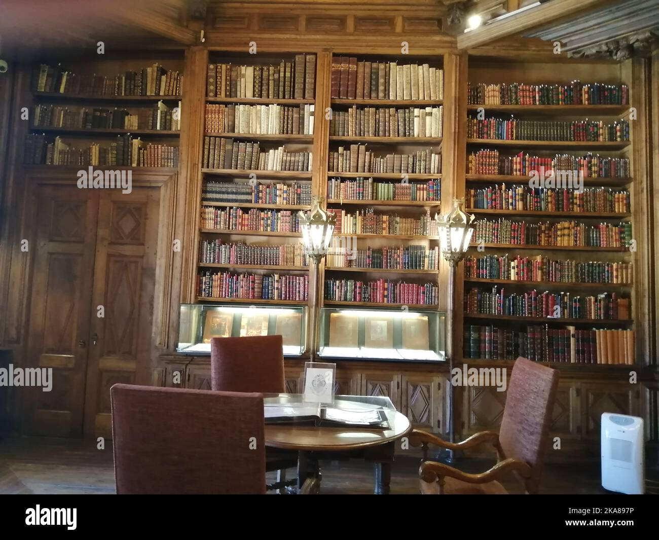 The Versailles Palace Library Room Details Stock Photo Alamy