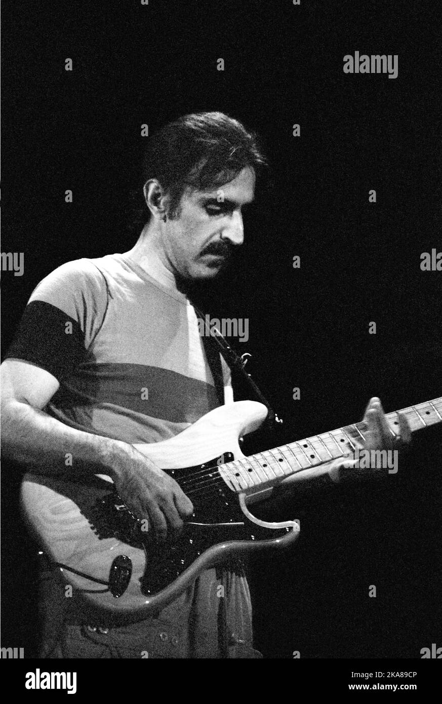 84/3018 FRANK ZAPPA 24 September 1984 Hammersmith Odeon, London Stock Photo Alamy