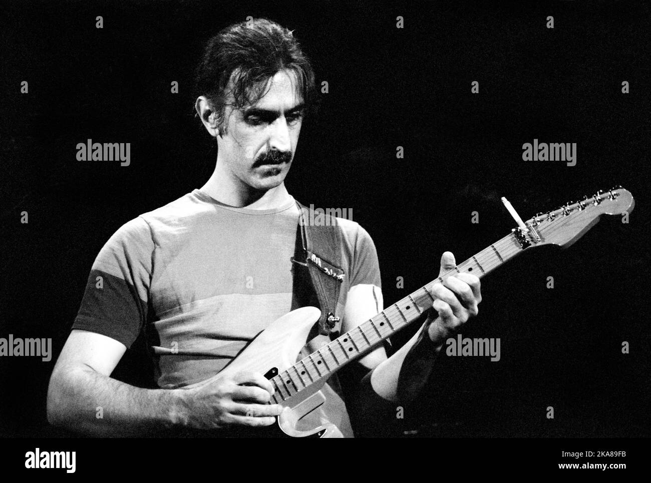 84/3023 FRANK ZAPPA 24 September 1984 Hammersmith Odeon, London Stock Photo Alamy