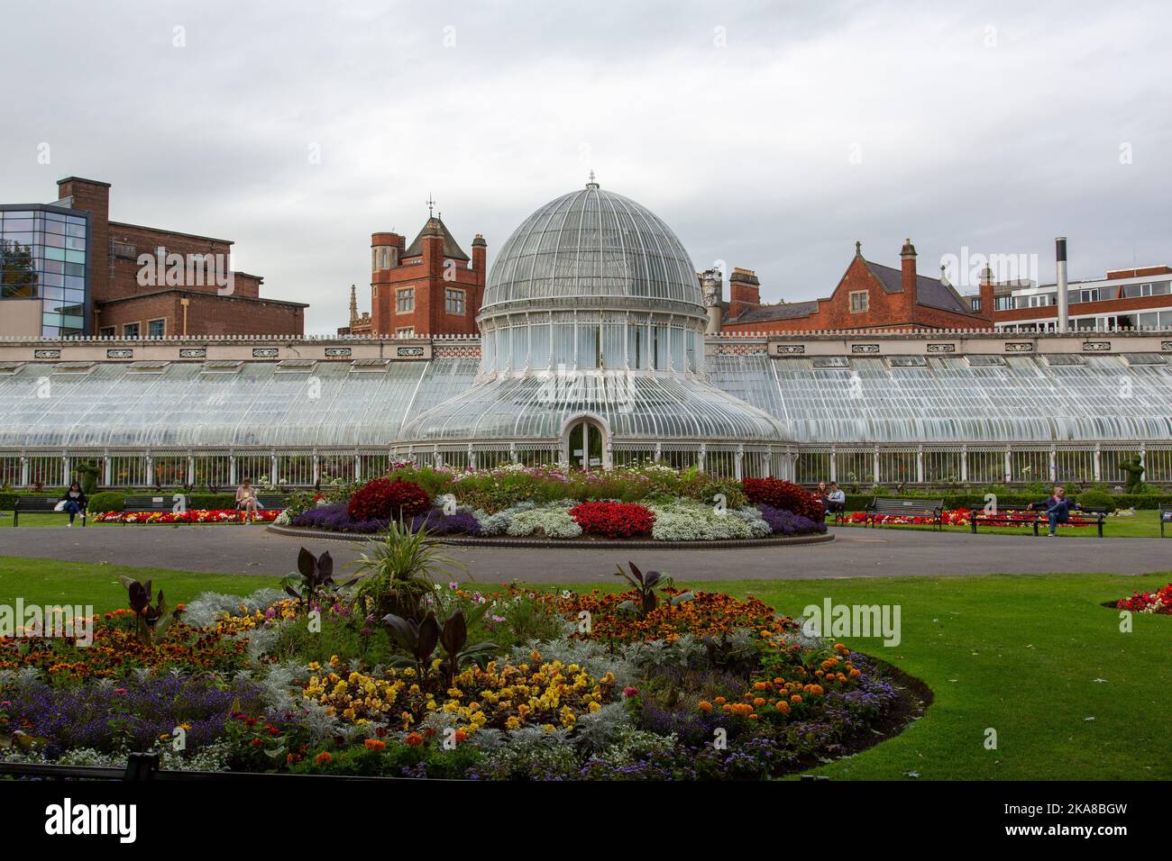 Curvilinear Range, Belfast Botanic Gardens, Belfast, Northern Ireland Stock Photo