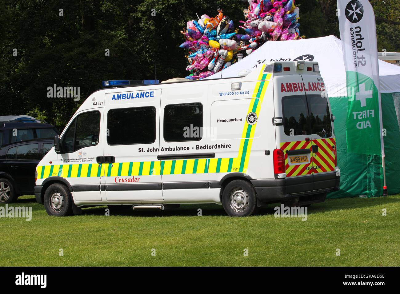 St Johns ambulance on standby at a public show. This was at the annual