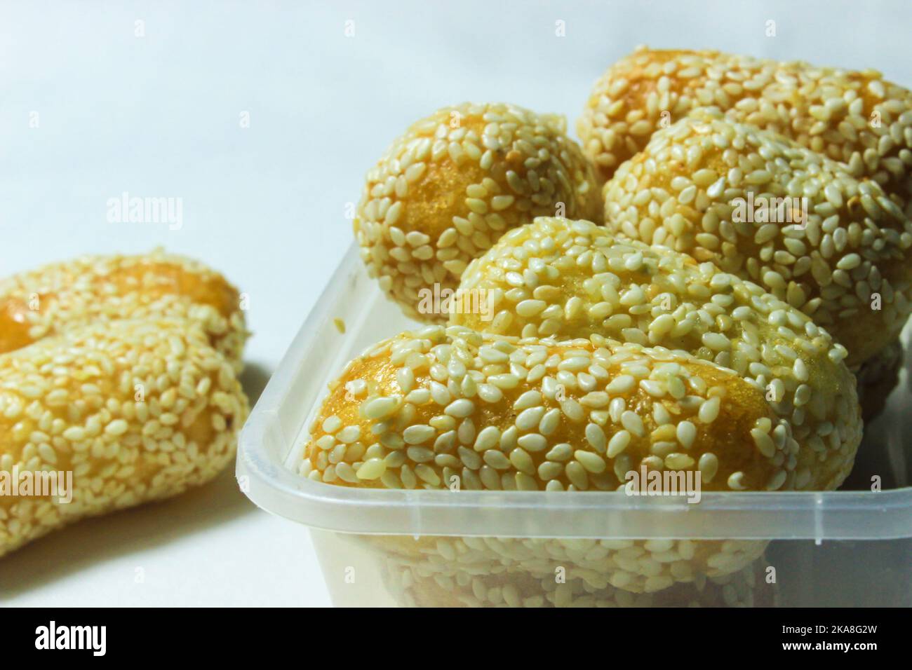 The Sesame Ball Deepfried dough product Stock Photo Alamy