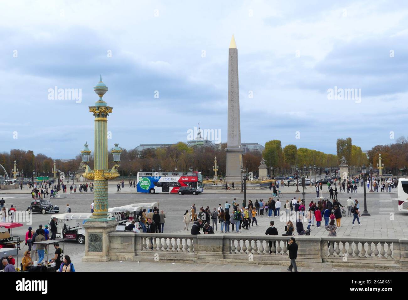 Paris, France. October 30. 2022. View of the famous Place de la