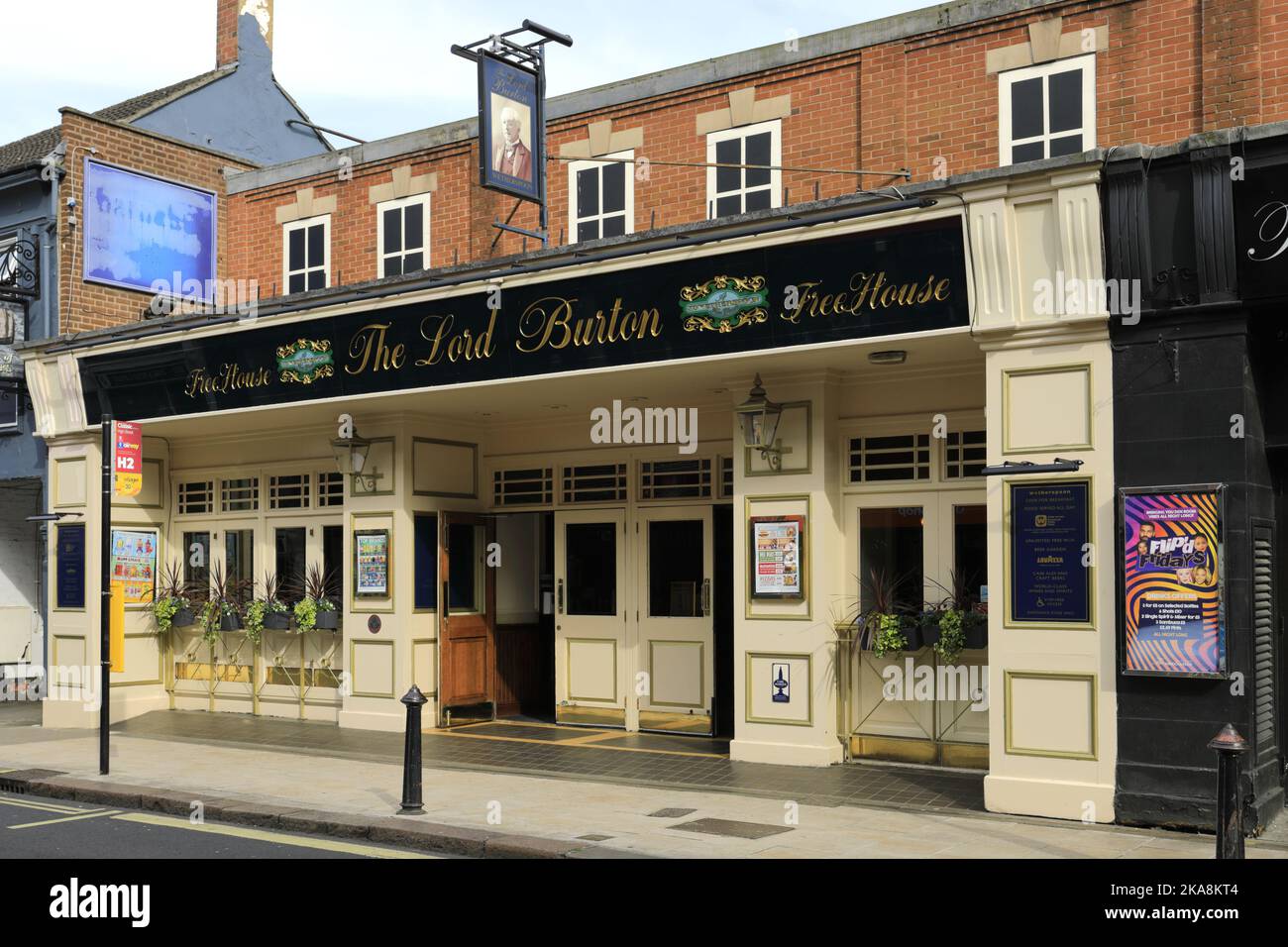 The Lord Burton Weatherspoon pub, Burton Upon Trent town, Staffordshire, England; UK Stock Photo