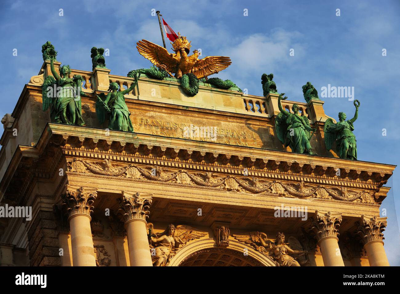 Wien Architektur, Wien, Wien Hofburg, Wien Museum, die Hofburg ist die Residenz der Habsburger in Wien, Stock Photo