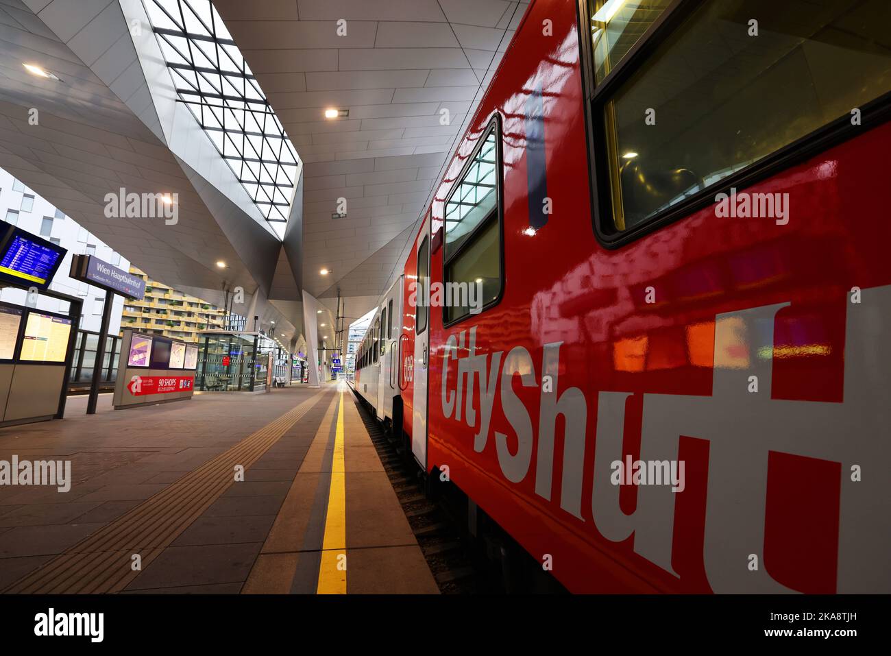 Bahnhof, Wien Hauptbahnhof, Der Wiener Hauptbahnhof ist die modernste und gleichzeitig 
