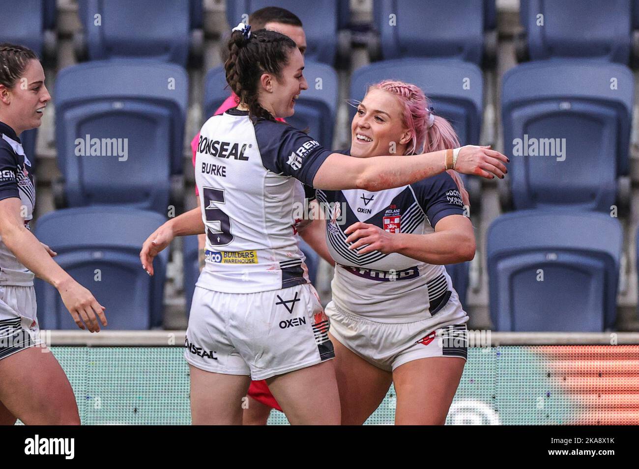 What are the teams for Brazil v England women at the Rugby League