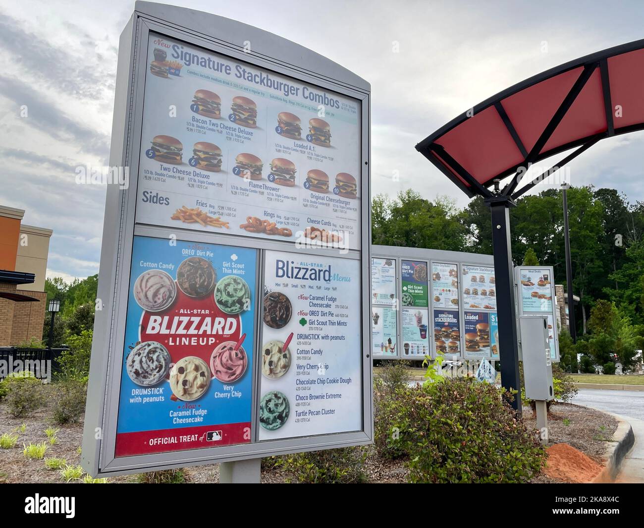 Augusta, Ga USA 12 14 21 Dairy Queen exterior signs menu specials