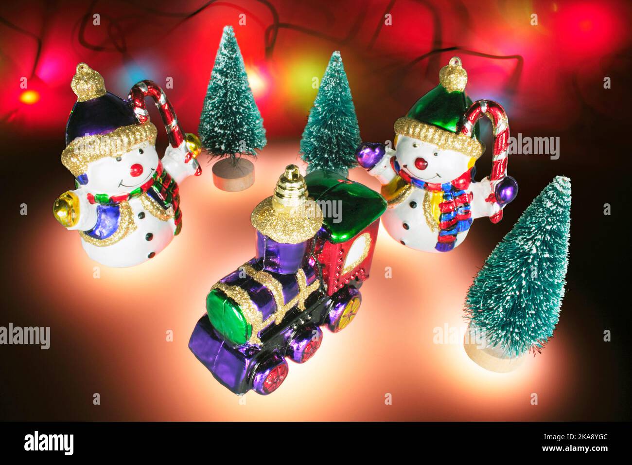 Christmas Ornament on Warm Background Stock Photo - Alamy