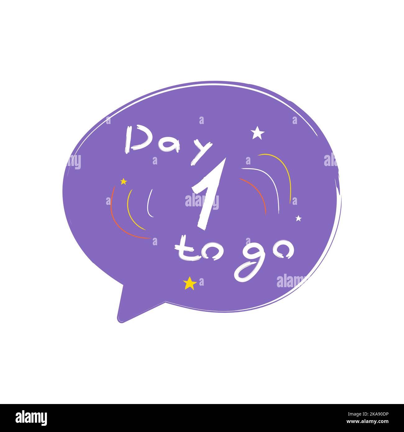 Days Left Badges and Stickers. Number of days left. Countdown left days banner. Count down vector banner template Stock Vector
