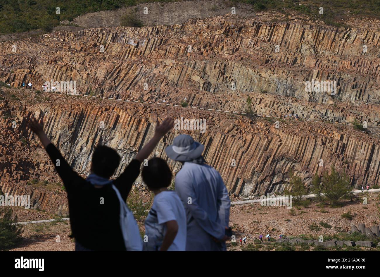 Hexagonal Rocks Hk Press tour from The Agriculture, Fisheries and Conservation Department ...